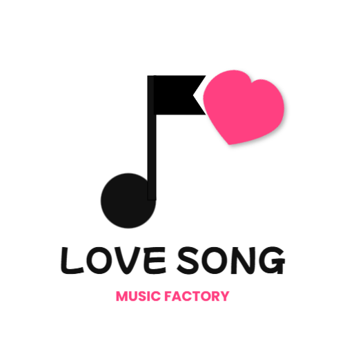 音符をイメージしたデザインのロゴ