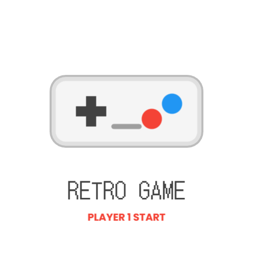 ゲームコントローラーをイメージしたデザインのロゴ