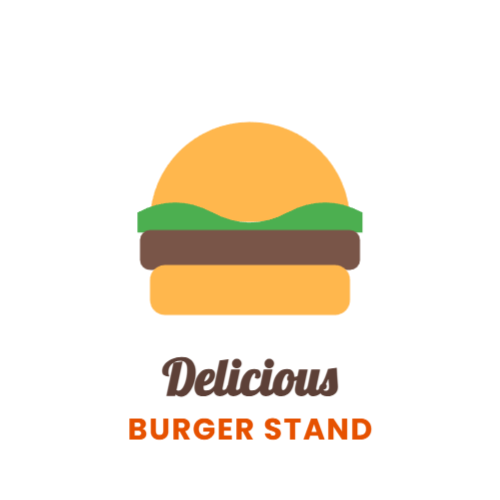 飲食店ロゴ：ハンバーガー