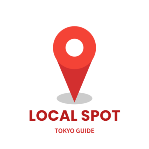 ピンをイメージしたデザインのロゴ