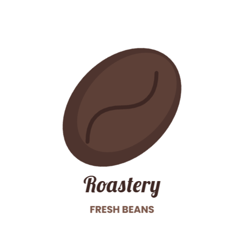 カフェロゴ：コーヒー豆